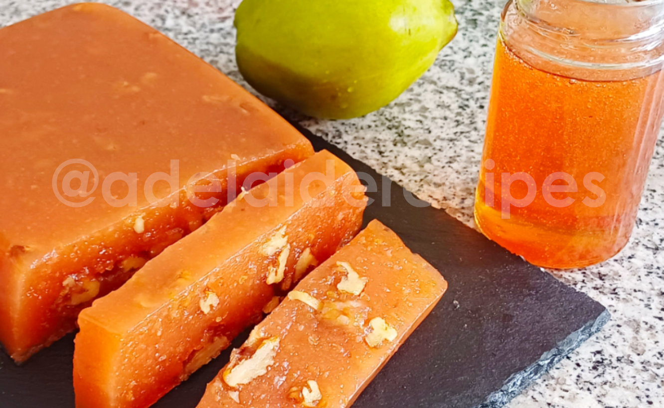 Marmalade with walnuts and homemade quince jam