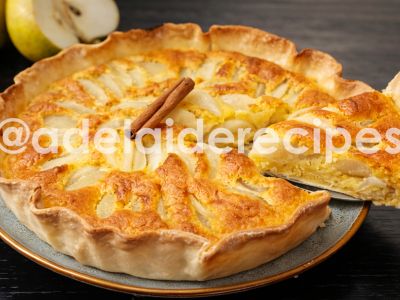 Easy and Economical Pear Tart | Homemade Recipe That’s Perfect!