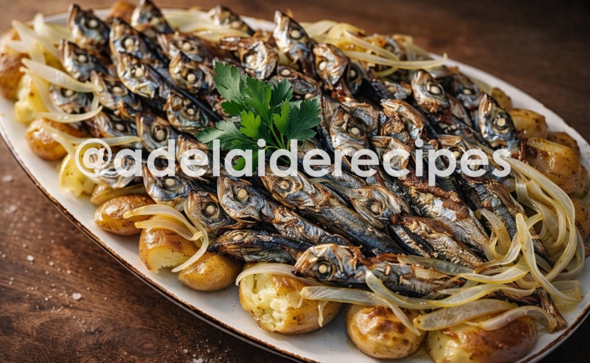 Lagareiro-style mackerel with battered potatoes | Easy and Economical Portuguese Recipe