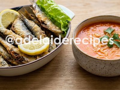 Fried Petingas with Tomato Rice | Traditional and Delicious Portuguese Recipe