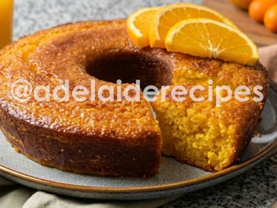 Orange Cake with Syrup | Fluffy and Delicious!