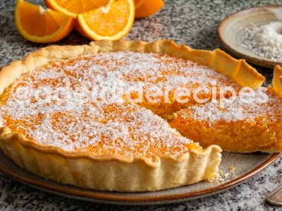 Coconut and Orange Tart GLUTEN FREE and LACTOSE FREE | Easy and Delicious Recipe!