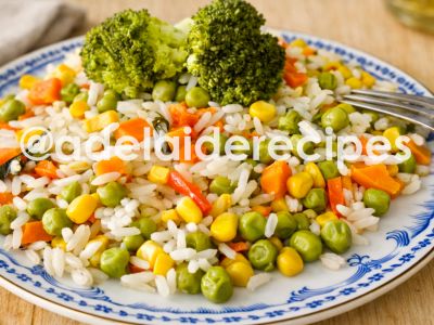Rice Salad with Vegetables |  Healthy and Easy Recipe