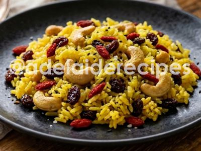 Pilaf with Dried Fruits | Fragrant Rice with a Golden Touch and Oriental Flavor